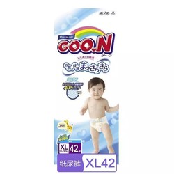 GOO.N 大王 婴儿纸尿裤 XL42片 4包装