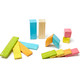 美国TEGU 原装进口 磁力积木块 磁性木制玩具 3-6岁男孩女孩拼装玩具 14-130块 14粒彩色版+凑单品