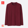 UNIQLO 优衣库 410413 男士HEATTECH弹力摇粒绒圆领T恤