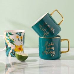 网易严选 亚马逊雨林物语水杯茶杯咖啡杯马克