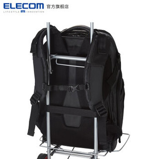 ELECOM 宜丽客 摄影包双肩包专业多口袋单反相机包户外大容量男背包