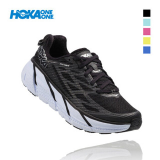 HOKA ONE ONE 1012046-BANT Clifton 3 男士克利夫顿公路跑步鞋 黑/炭黑 42.5