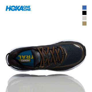 HOKA ONE ONE 1012046-BANT Clifton 3 男士克利夫顿公路跑步鞋 黑/炭黑 42.5