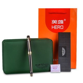 HERO 英雄 100 14K钢笔 黑色金夹 0.5mm