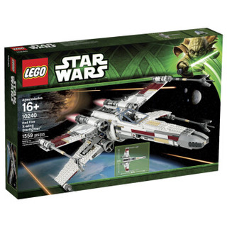 LEGO 乐高 星球大战系列 10240 拼插积木玩具 红五星X翼战机