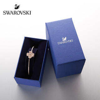 SWAROVSKI 施华洛世奇 DEARY系列 5235027 女士可旋转四叶草手链 镀玫瑰金色