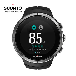 SUUNTO 颂拓 斯巴达极限系列 spartan ultra拓野精钢智能腕表 精钢黑