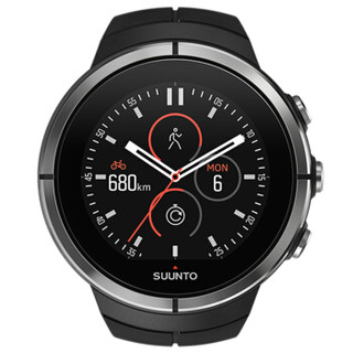 SUUNTO 颂拓 SS022659000 spartanUltra 斯巴达极限系列 彩屏智能腕表 精钢黑色