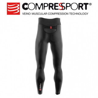 COMPRESSPORT CS-PIRUNV3 男士压缩跑步长裤 黑色 T1