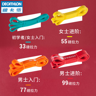 DECATHLON 迪卡侬 8484819 瑜伽弹力带 蓝绿色 15kg