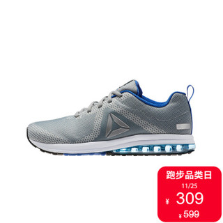 Reebok 锐步 AWL92 CM9000 男士跑步鞋 灰色/灰色/学院蓝/白色/黑色/银 42