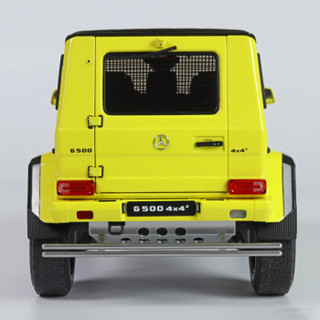 维茵 Almost Real 奔驰g500车模（黄色） 1:18  大G级合金仿真