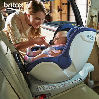  Britax 宝得适 Dualfix 双面骑士儿童安全座椅 皇室蓝 0-4周岁