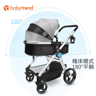 Babytrend BT481410 高景观婴儿推车 典雅灰