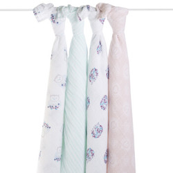 adenanais 婴幼儿多功能包被纯棉纱布 4条装
