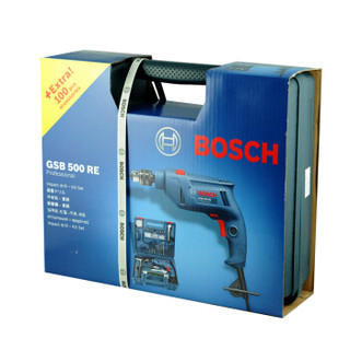 BOSCH 博世 GSB 500 RE set 多功能电钻家用冲击钻套装