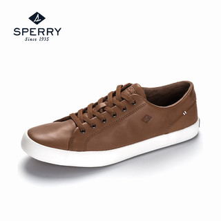 SPERRY STS16214 男士运动休闲低帮板鞋 浅棕色 39.5