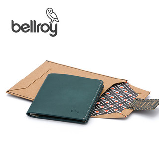  bellroy Note Sleeve头层牛皮超薄短钱包（墨黑色）102*90mm