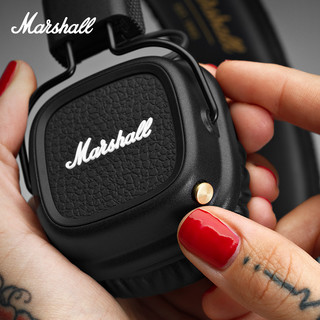 Marshall 马歇尔 MAJOR II BLUETOOTH 头戴式HiFi重低音蓝牙耳机 黑金