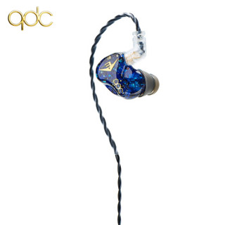 qdc 变色龙V3 耳机 (通用、动铁、入耳式、蓝色)