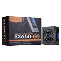 SILVER STONE 银欣 SX650-G 额定650W 全模组SFX电源 80PLUS金牌+凑单品