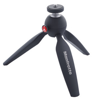 Manfrotto 曼富图 PIXI系列微单卡片相机迷你三脚架 桌面便携三脚架 (黑色)