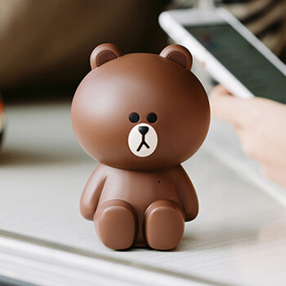  LINE FRIENDS 布朗熊蓝牙音箱 迷你家用办公动漫周边音箱