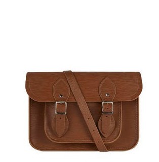 Cambridge Satchel 磁扣斜挎包 11英寸