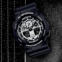 CASIO 卡西欧 GA-100BW-1A 男款运动腕表 *2件