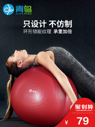 青鸟瑜伽球加厚防爆正品健身球 减肥瘦身孕妇助产瑜珈球普拉提球