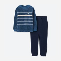 UNIQLO 优衣库 412034 男童摇粒绒起居套装