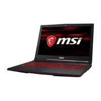 MSI 微星 GL63 8RC-076 15.6英寸 笔记本电脑 黑色(酷睿i7-8750H、核芯显卡、8GB、128GB SSD+1TB HDD、1080P）