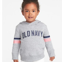  OLD NAVY 女童徽标连帽卫衣