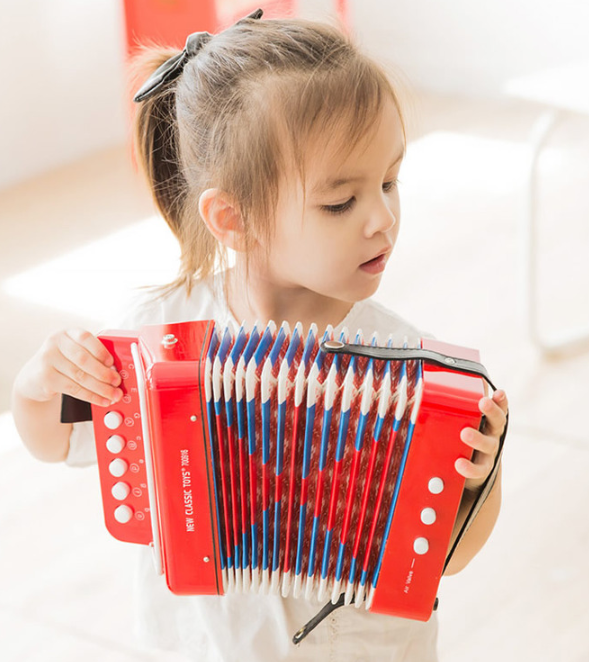 17日0点newclassictoys益智早教音乐启蒙玩具儿童手风琴
