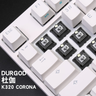 DURGOD 杜伽 TAURUS K320 87键机械键盘 深空灰