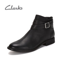 Clarks 女士英伦范休闲短靴 黑色 35.5