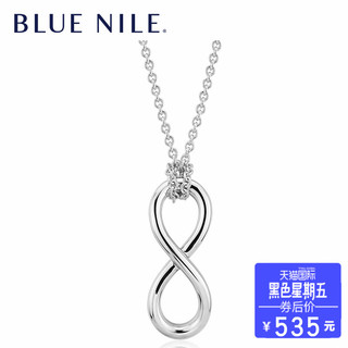 Blue Nile 64307 925银 无限式吊坠项链