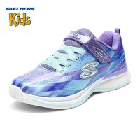 SKECHERS 斯凯奇 81392L 女童魔术贴运动鞋 薰衣草色/多彩色/LVM 30