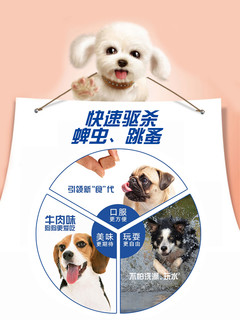 NexGard 尼可信 犬用体外驱虫药 适用于2-4kg狗狗 3片