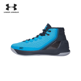 UNDER ARMOUR 安德玛 Curry 1269279 Curry 3 高帮篮球鞋（海岛蓝）44码