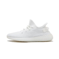 adidas ORIGINALS Yeezy Boost 350 V2 中性跑鞋 CP9366 纯白 42.5