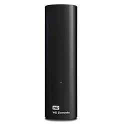 Western Digital 西部数据 Elements WDBWLG0100HBK-EESN USB 3.0 移动硬盘 10TB 黑色