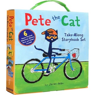 《Pete the Cat：Take-Along Storybook Set 皮特猫六本故事合集》进口原版