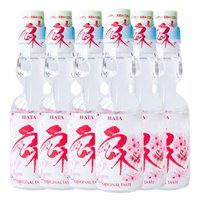 Hata 哈达 樱花味 波子汽水饮料 200ml*6瓶装