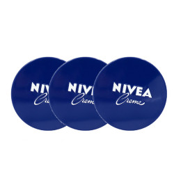  NIVEA 妮维雅 万用润肤霜/面霜 经典蓝罐 169g*3罐装 *2件