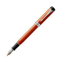 PARKER 派克 Parker Duofold 世纪系列 18K红色钢笔 F尖 蓝墨水