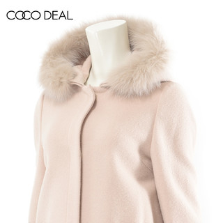 COCO DEAL 36619341 女士羊毛连帽大衣