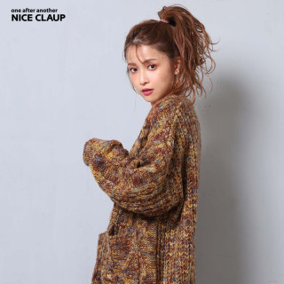 nice claup 188830320C 近藤千寻合作款女士混色针织衫