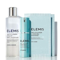 Elemis 艾丽美 闪亮眼部三件套（白花卸妆液125m+骨胶原眼霜15ml+眼膜2组）