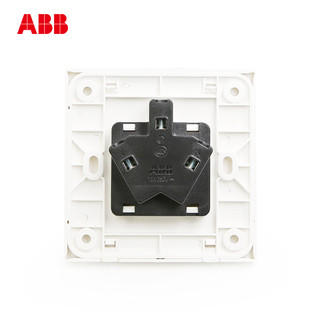ABB AH206 开关插座面板 一位/16A三孔空调插座